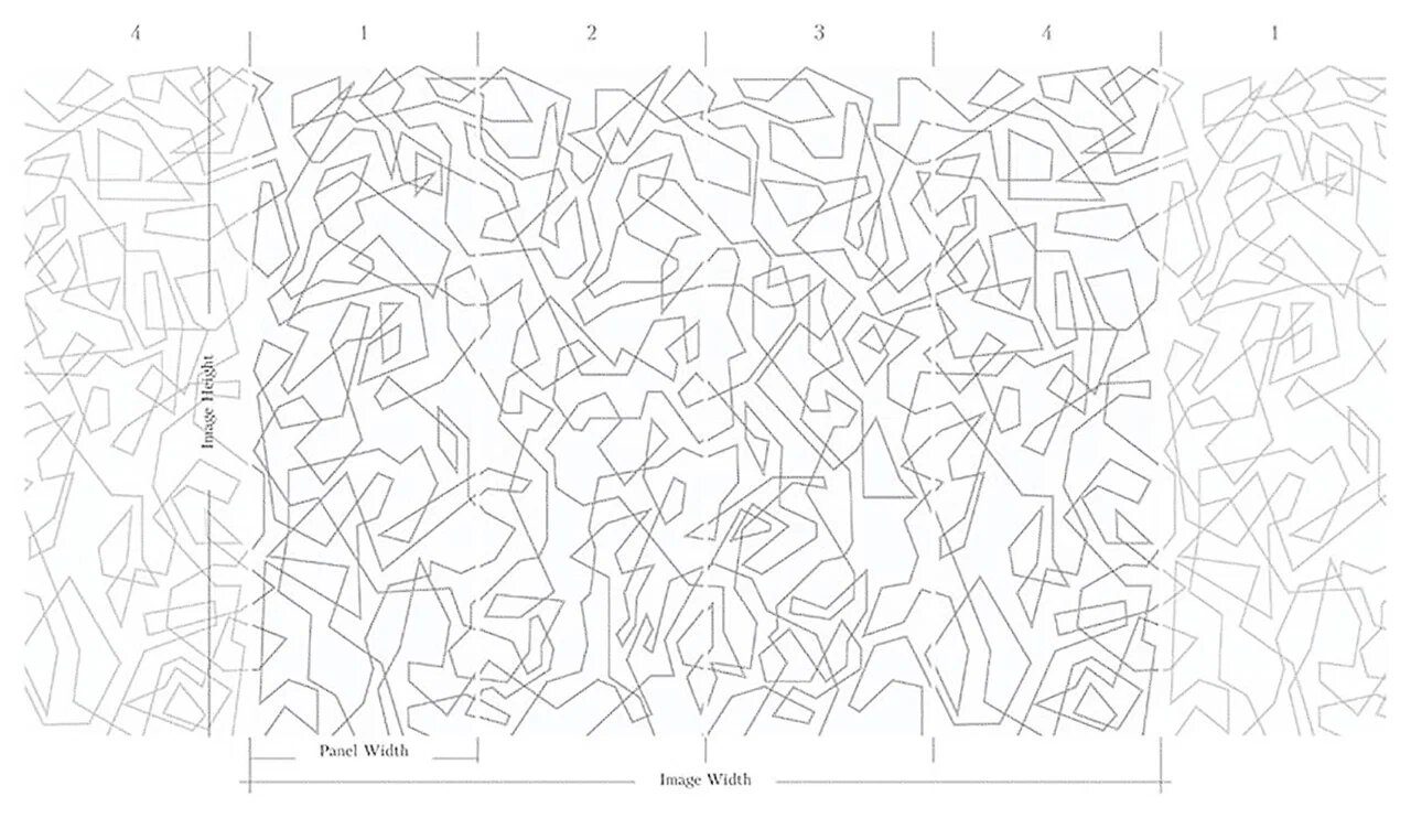 Панно Affresco, коллекция Lines, арт. L554, Россия