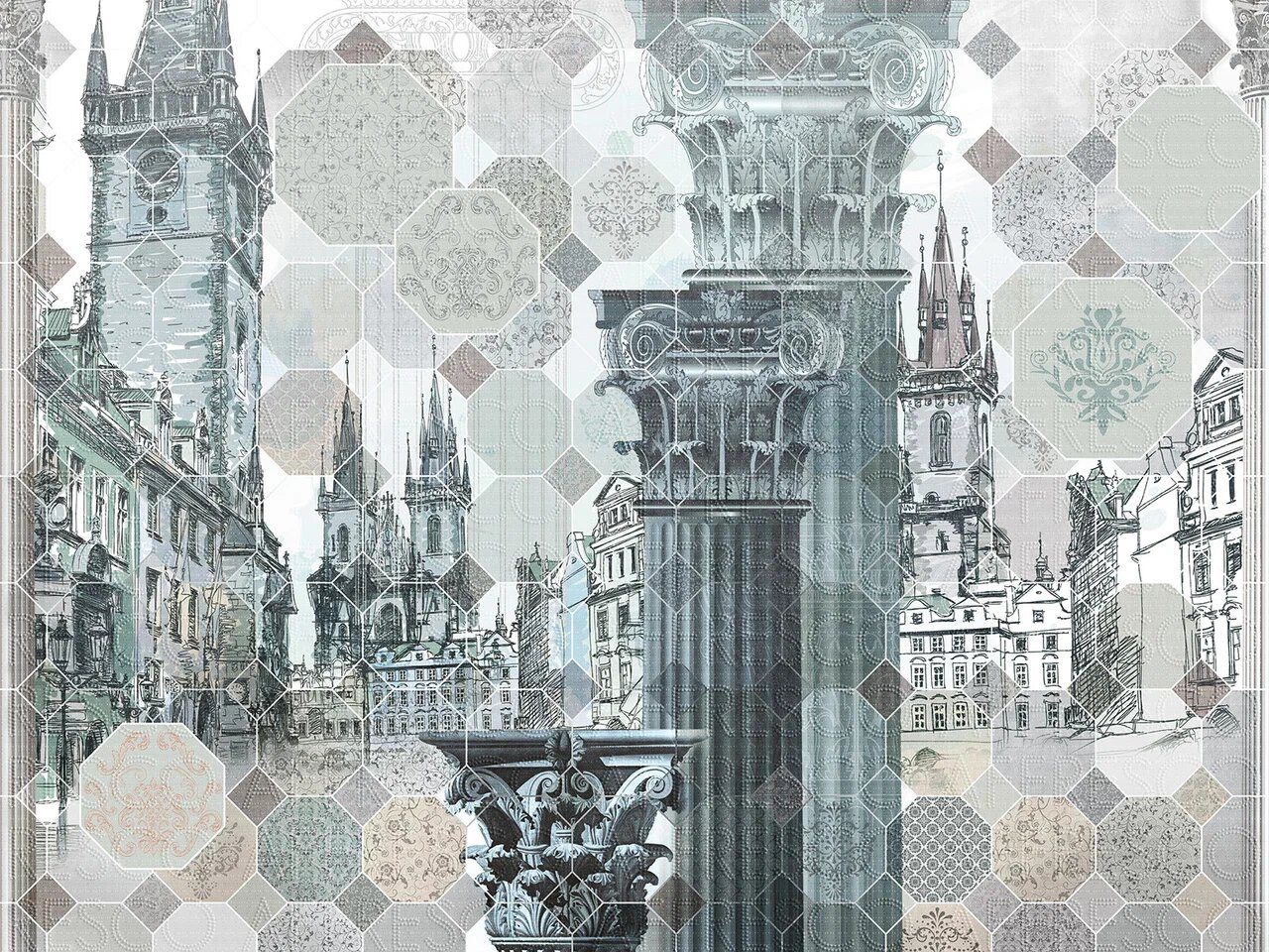 Фреска Affresco, коллекция Re-Space, арт. SN97 COL2 Россия