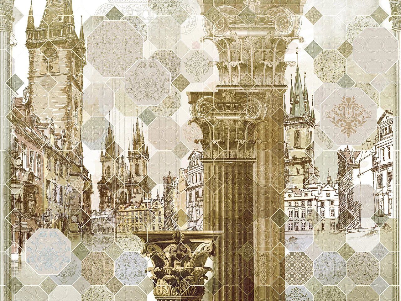 Фреска Affresco, коллекция Re-Space, арт. SN97 COL3 Россия