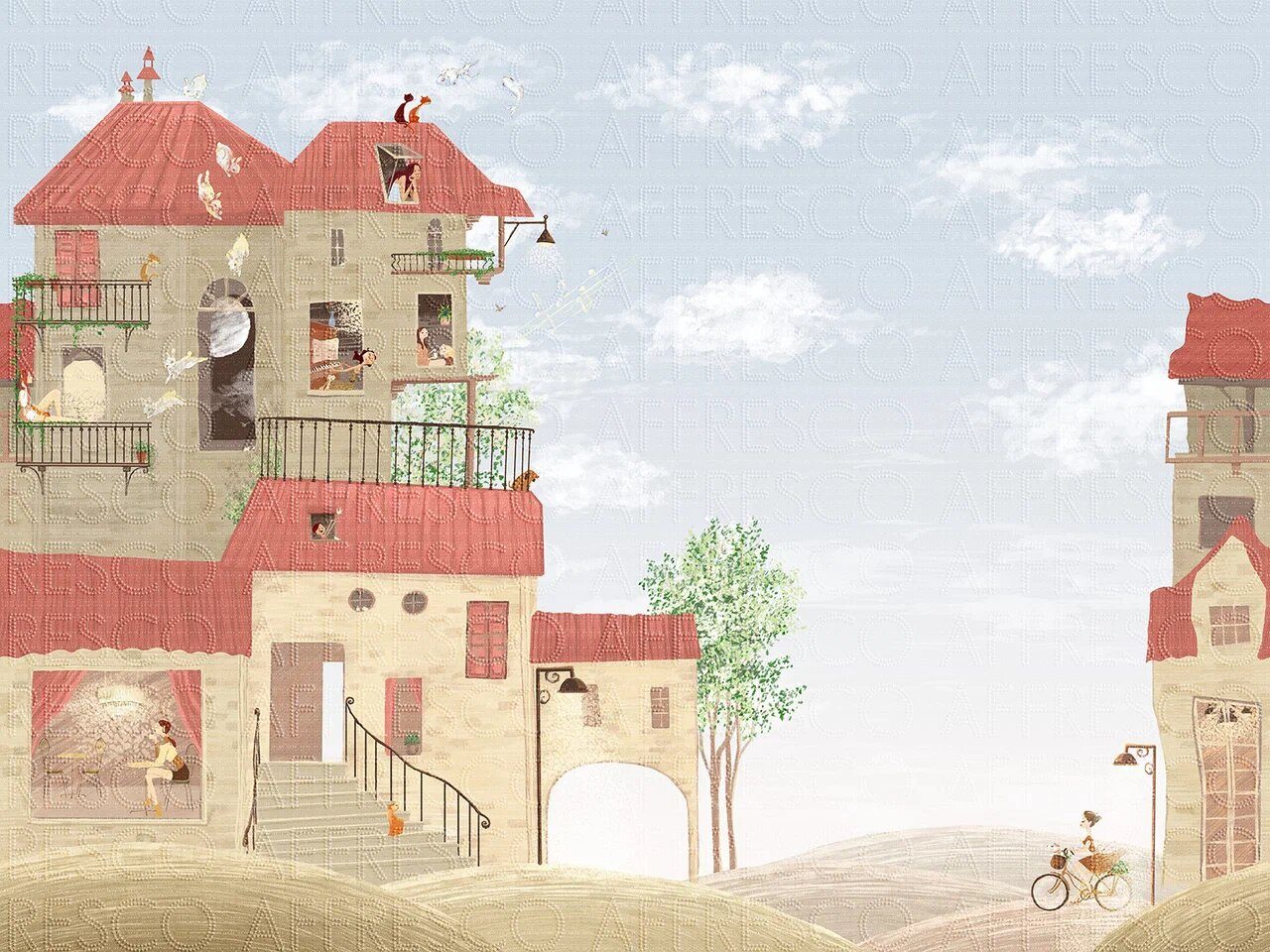 Фреска Affresco, коллекция СКАЗКИ AFFRESCO, арт. AF2211-COL1, Россия