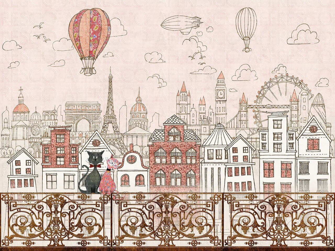 Фреска Affresco, коллекция Сказки Affresco, арт. SN628-COL3 Россия