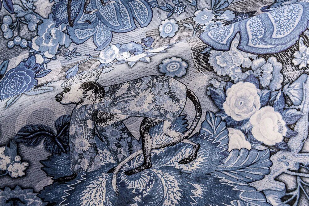 Бельгийские обои Arte, коллекция Moooi Tokyo Blue, артикул MO3012
