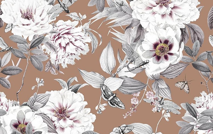 Российская ткань Marufabrics, коллекция Florium, артикул 02011/Peach