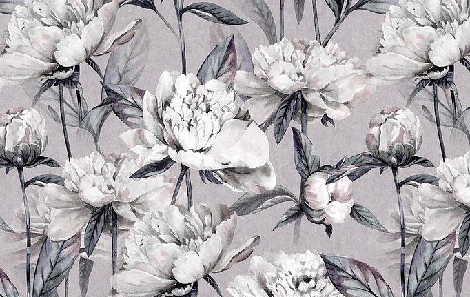 Российская ткань Marufabrics, коллекция Florium, артикул 02009/Grey