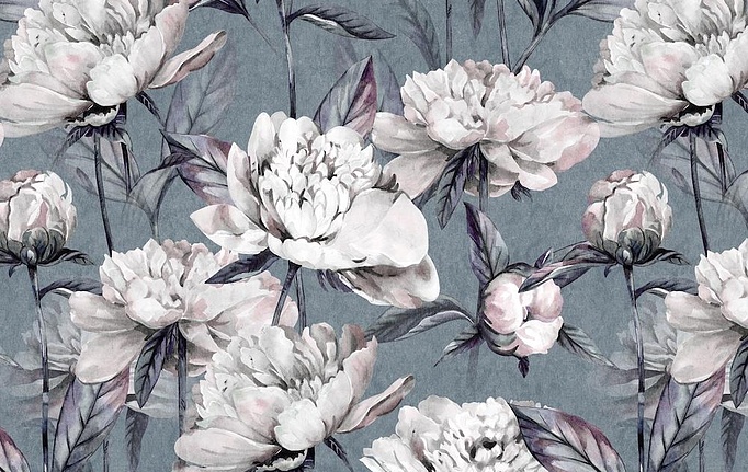 Российская ткань Marufabrics, коллекция Florium, артикул 02010/Blue