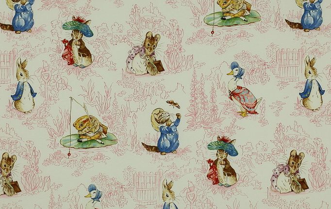 Английская ткань Jane Churchill, коллекция Nursery tales, артикул J439F-03
