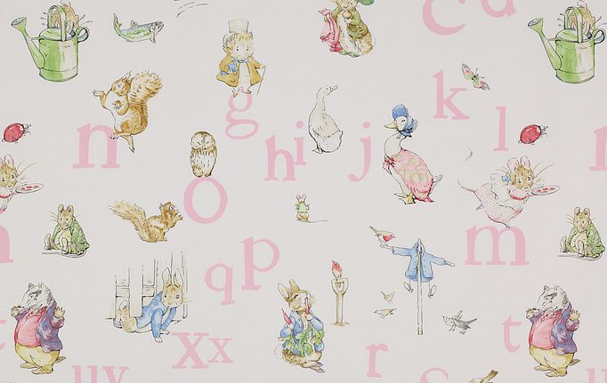 Английская ткань Jane Churchill, коллекция Nursery tales, артикул J650F-02