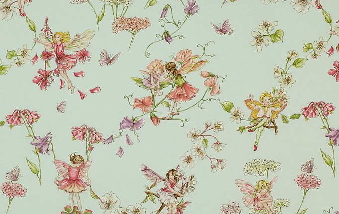 Английская ткань Jane Churchill, коллекция Nursery tales, артикул J438F-02