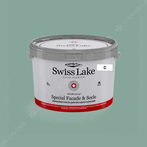 картинка Краска Swiss Lake Special Faсade & Socle цвет laureate wreath №2665 от LIVING