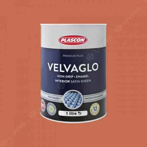 картинка Краска Plascon VELVAGLO WB цвет Carrot Spice арт.O4-C1-2 от LIVING