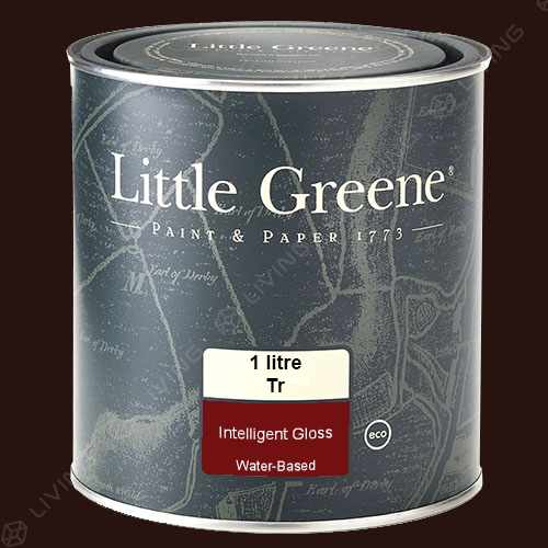 картинка Краска Little Greene Acrylic Gloss (Intelligent Gloss) цвет Purple Brown №8 от LIVING