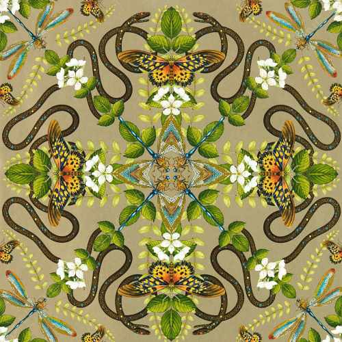 картинка Обои Clarke & Clarke, коллекция Botanical Wonders Wallpaper, арт. W0129/02, Великобритания от LIVING
