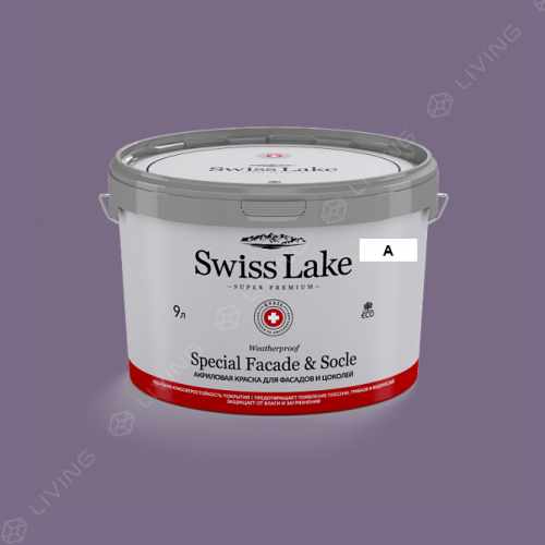 картинка Краска Swiss Lake Special Faсade & Socle цвет vigorous violet №1829 от LIVING