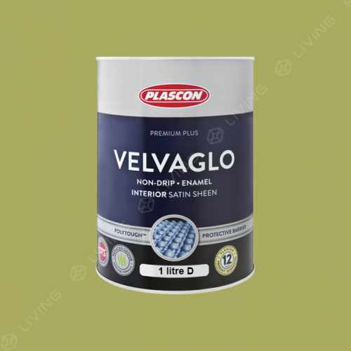 картинка Краска Plascon VELVAGLO WB цвет Green Heart арт.Y7-B1-2 от LIVING