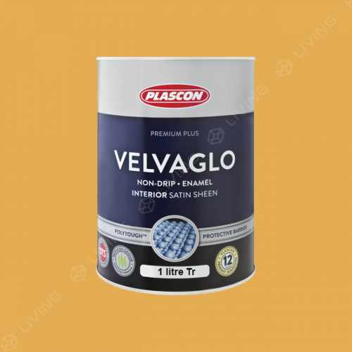 картинка Краска Plascon VELVAGLO WB цвет Gold Finch арт.Y4-B1-2 от LIVING