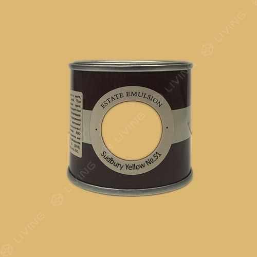 картинка Краска Farrow&Ball Estate Emulsion цвет Sudbury Yellow №51 от LIVING