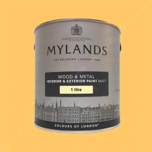 картинка Краска Mylands Wood&metal matt цвет Golden Square №131 от LIVING