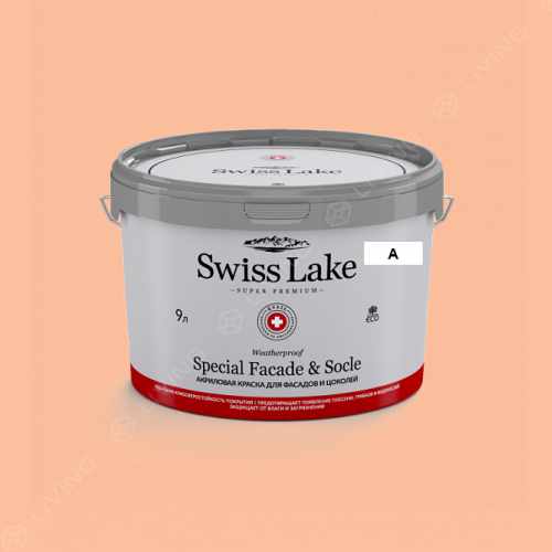 картинка Краска Swiss Lake Special Faсade & Socle цвет peach image №1240 от LIVING
