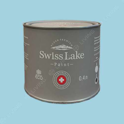 картинка Краска Swiss Lake Wall Comfort 7 цвет bashful blue №2113 от LIVING