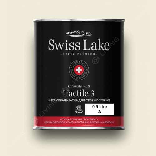 картинка Краска Swiss Lake Tactile 3 цвет meringue  №141 от LIVING