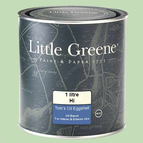 картинка Краска Little Greene Toms Oil Eggshell цвет Cupboard Green №201 от LIVING