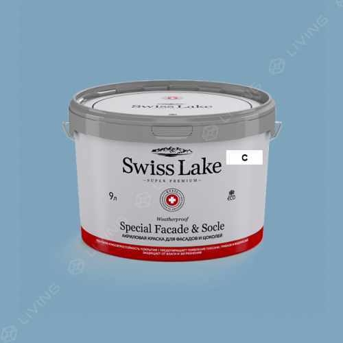 картинка Краска Swiss Lake Special Faсade & Socle цвет Merciful №2104 от LIVING