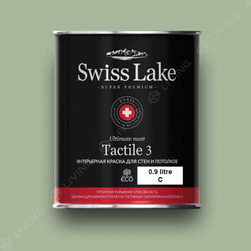 картинка Краска Swiss Lake Tactile 3 цвет evergreen №2701 от LIVING