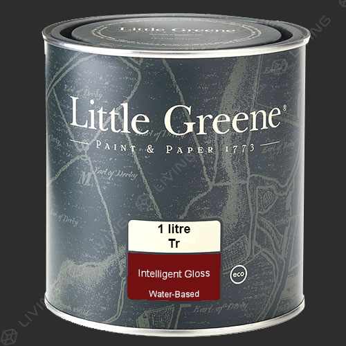картинка Краска Little Greene Acrylic Gloss (Intelligent Gloss) цвет Lamp Black №228 от LIVING