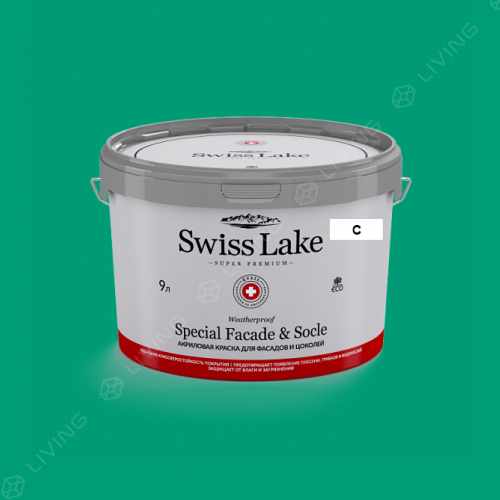 картинка Краска Swiss Lake Special Faсade & Socle цвет forest gum №2360 от LIVING