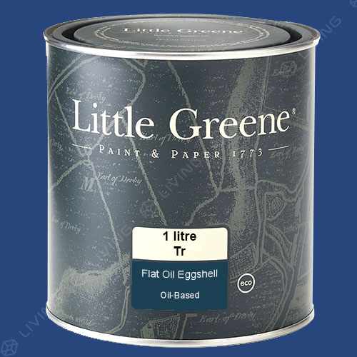 картинка Краска Little Greene Flat Oil Eggshell цвет Smalt №255 от LIVING