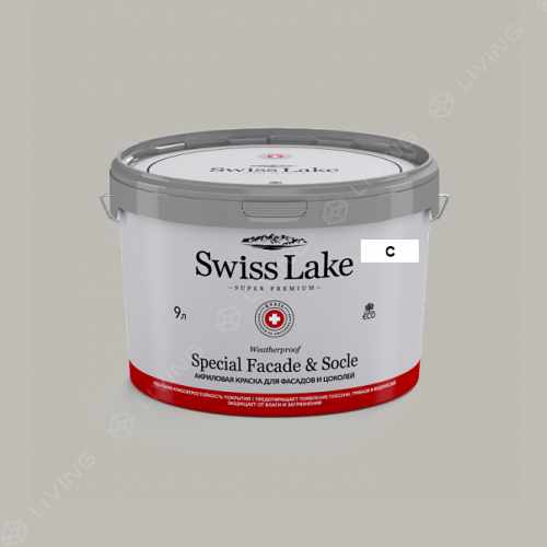 картинка Краска Swiss Lake Special Faсade & Socle цвет selena №2865 от LIVING