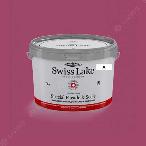 картинка Краска Swiss Lake Special Faсade & Socle цвет berry splash №1389 от LIVING