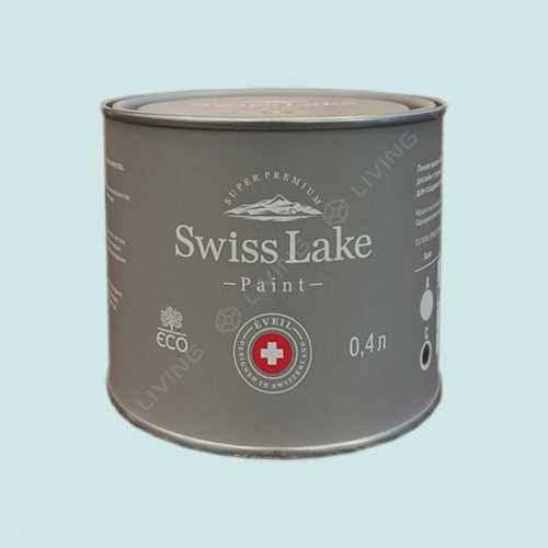 картинка Краска Swiss Lake Wall Comfort 7 цвет Azure Sky №2254 от LIVING