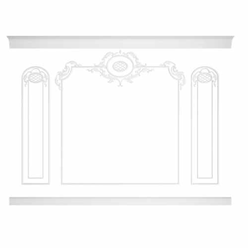Стена RODECOR Юсупова Ф2, арт. 77202BR, 400 х 300 см.
