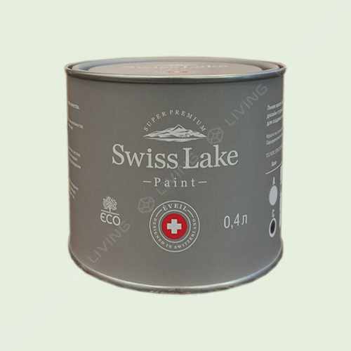 картинка Краска Swiss Lake Wall Comfort 7 цвет mantis green №2450 от LIVING
