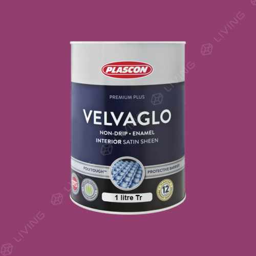 картинка Краска Plascon VELVAGLO WB цвет Berry Bright арт.P7-B1-1 от LIVING