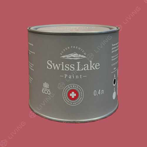 картинка Краска Swiss Lake Wall Comfort 7 цвет Sangria №1373 от LIVING