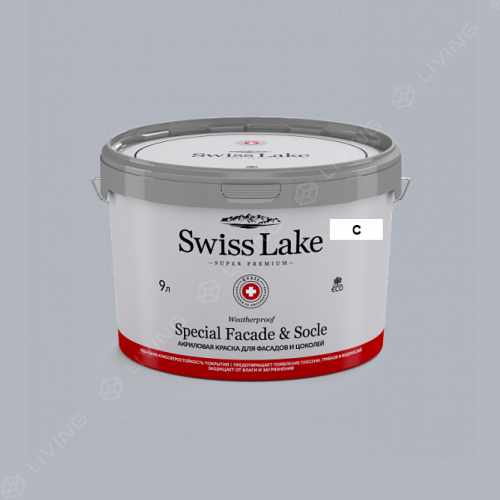 картинка Краска Swiss Lake Special Faсade & Socle цвет heroic character №2962 от LIVING