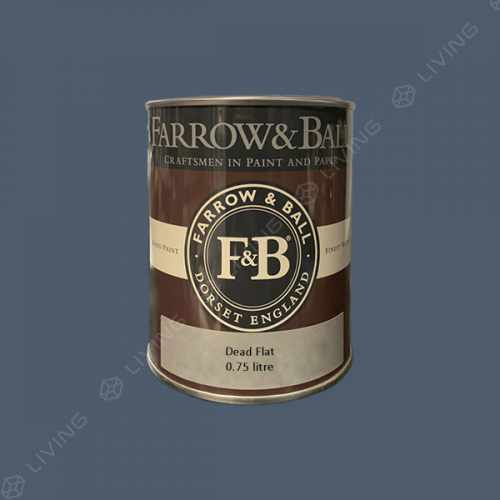 картинка Краска Farrow&Ball Dead Flat цвет Stiffkey Blue №281 от LIVING