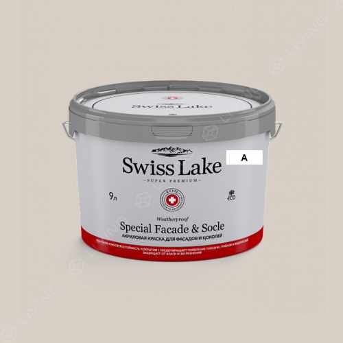 картинка Краска Swiss Lake Special Faсade & Socle цвет water chestnut №521 от LIVING
