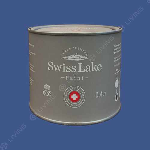 картинка Краска Swiss Lake Wall Comfort 7 цвет cobalt blue №2040 от LIVING