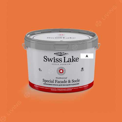 картинка Краска Swiss Lake Special Faсade & Socle цвет Crabapple №1186 от LIVING
