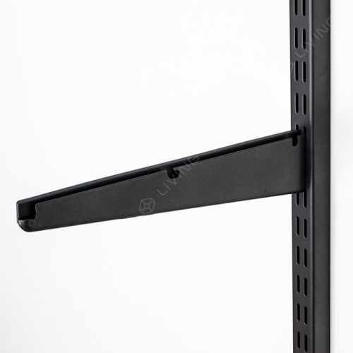 картинка Декоративная заглушка кронштейна GARDIE 320 лев., черный, арт. 2053 от LIVING