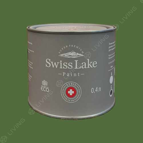 картинка Краска Swiss Lake Wall Comfort 7 цвет ANTIQUE GREEN №2709 от LIVING