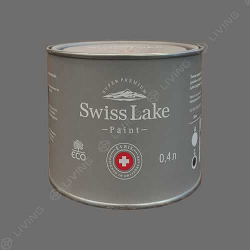 картинка Краска Swiss Lake Wall Comfort 7 цвет greyish black №3020 от LIVING