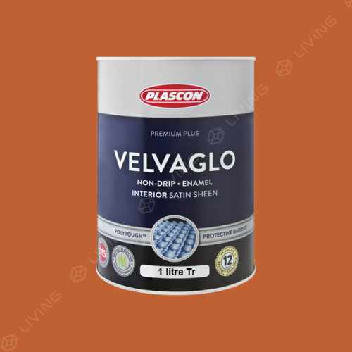 картинка Краска Plascon VELVAGLO WB цвет Sticky Toffee арт.O5-C1-1 от LIVING