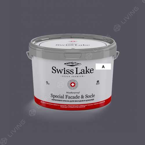 картинка Краска Swiss Lake Special Faсade & Socle цвет shadow №1797 от LIVING