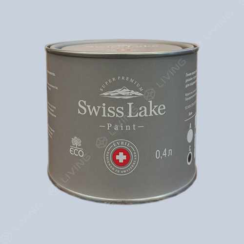 картинка Краска Swiss Lake Wall Comfort 7 цвет sterling blue №2986 от LIVING