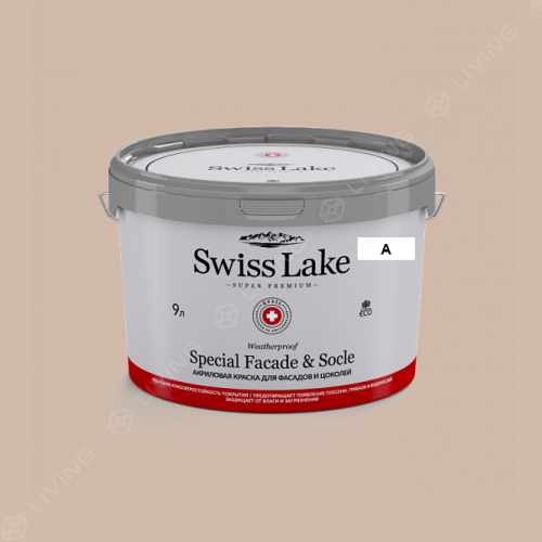 картинка Краска Swiss Lake Special Faсade & Socle цвет Tan Brulée №527 от LIVING