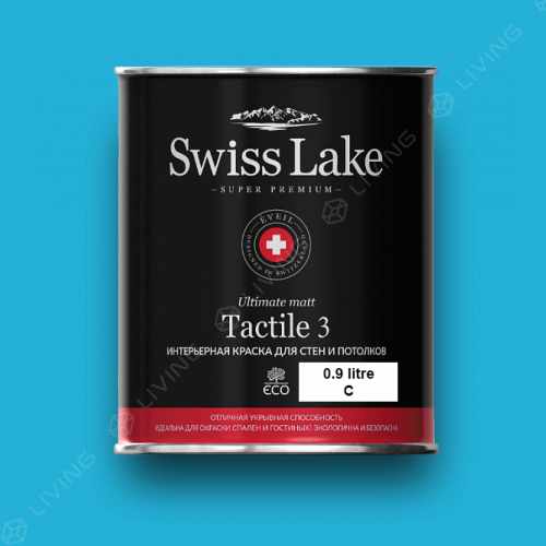 картинка Краска Swiss Lake Tactile 3 цвет smalt №2153 от LIVING